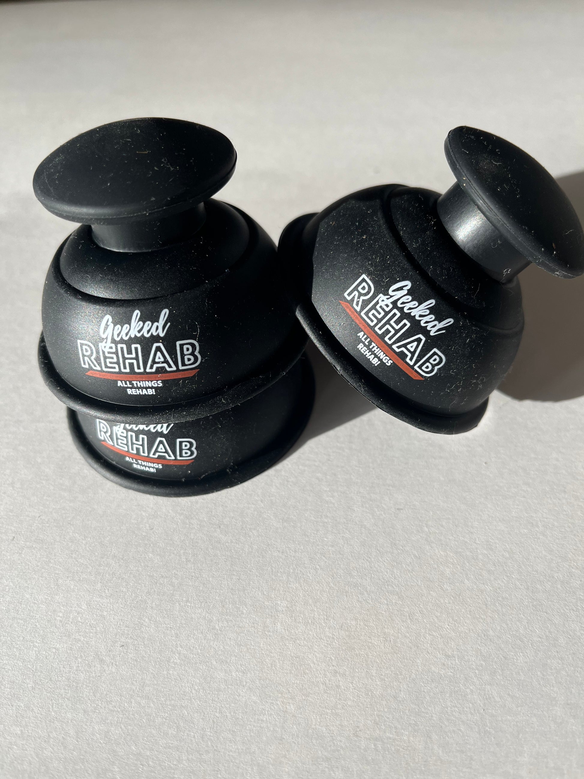 Silicone Cupping Set for Muscle Relief: 3 pack-Geeked Rehab