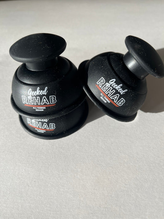 Silicone Cupping Set for Muscle Relief: 3 pack-Geeked Rehab
