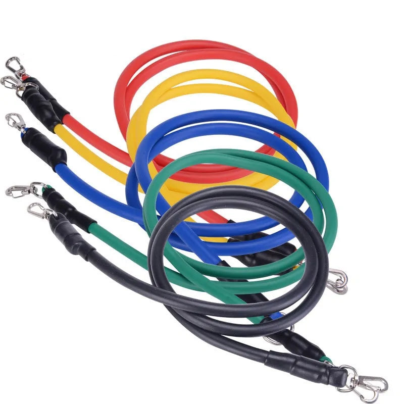 17 Pieces Resistance Bands Set-Geeked Rehab