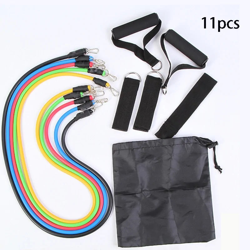 17 Pieces Resistance Bands Set-Geeked Rehab