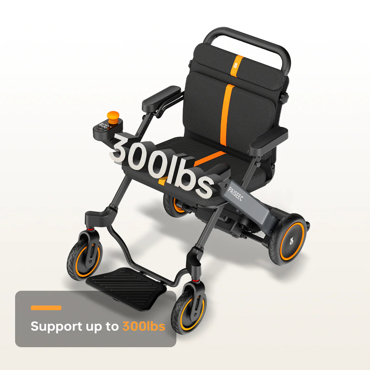 Paiseec 2-in-1 Electric Wheelchair W1